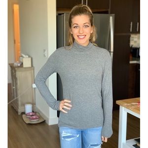 Gray Turtleneck - BCBGMaxAzria